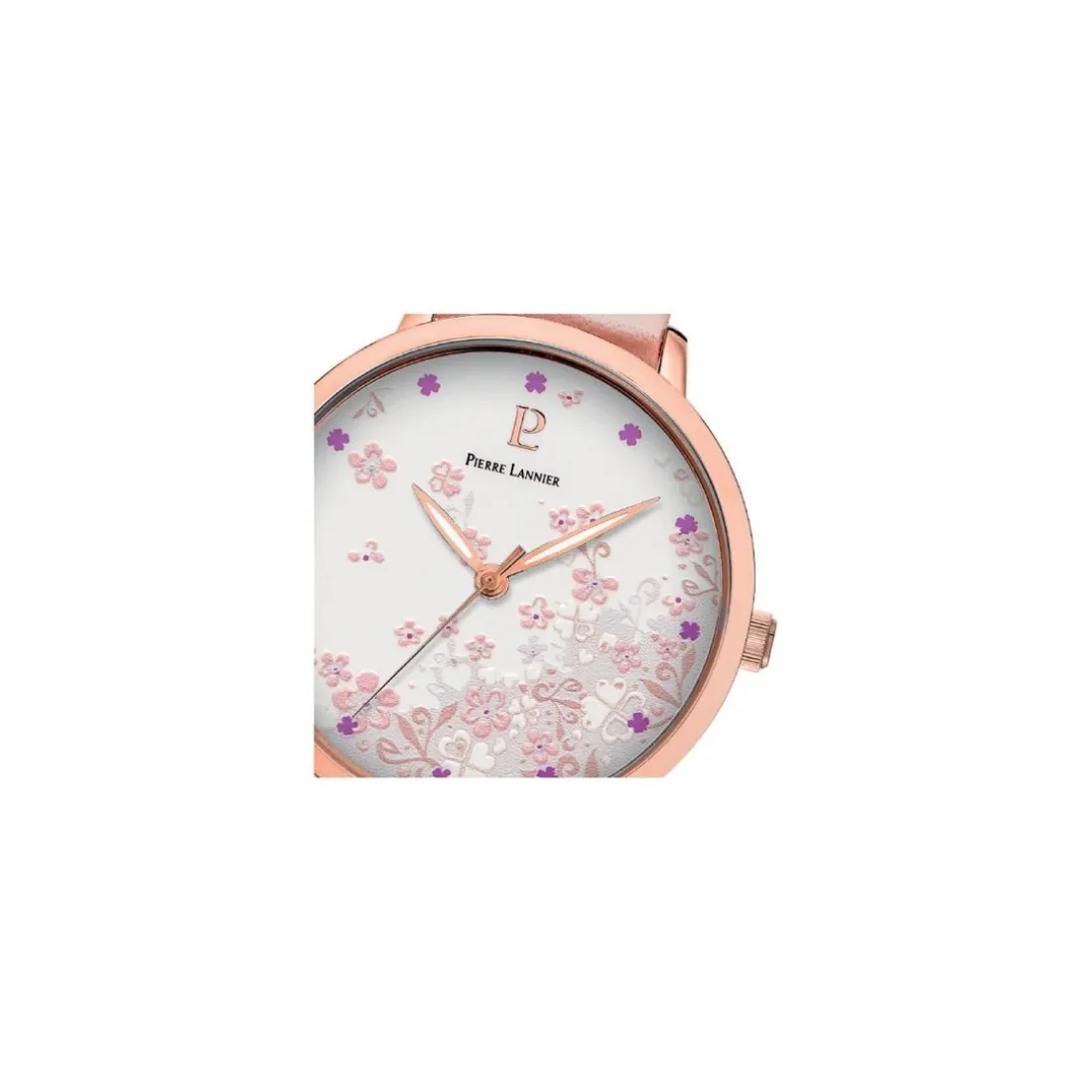 Montre Femme Pierre Lannier Tallia - 063G705 Bracelet Cuir Rose