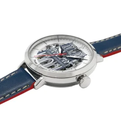 Montre Femme Pierre Lannier Notre Dame Cœur Battant - 100J626 Bracelet Cuir Bleu
