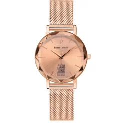 Montre Femme Pierre Lannier Coeur Battant - 099K958 Bracelet Acier Doré rose