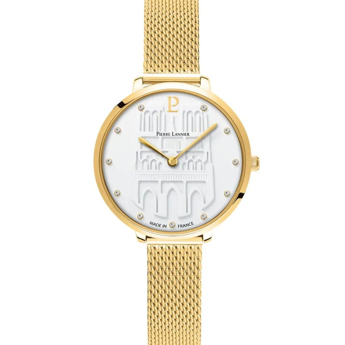 Montre Femme Pierre Lannier Coeur Battant - 096K502 Bracelet Acier Doré