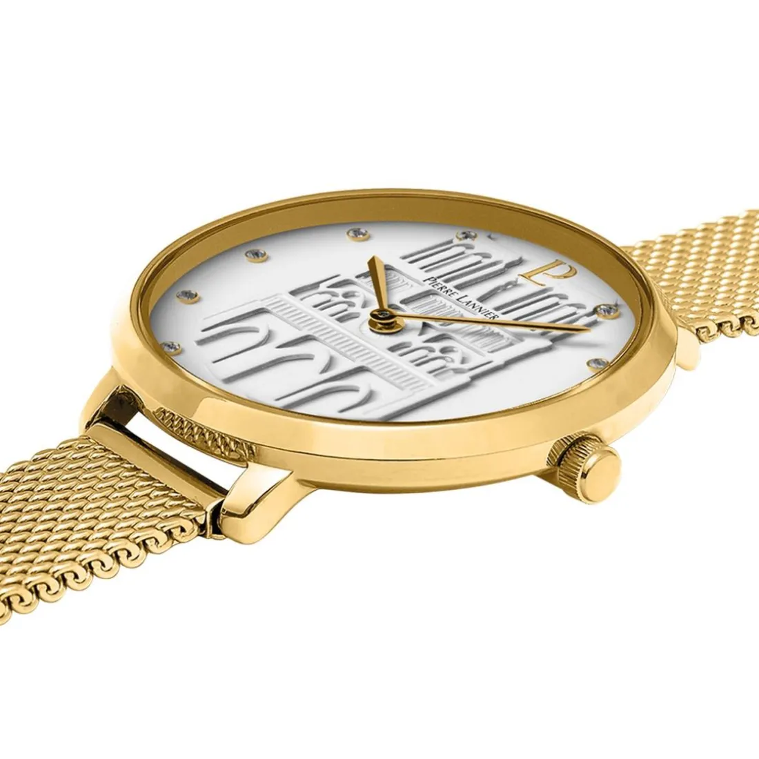 Montre Femme Pierre Lannier Coeur Battant - 096K502 Bracelet Acier Doré