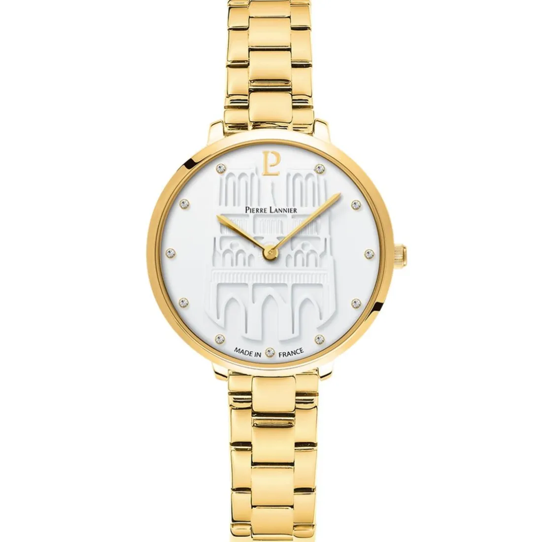 Montre Femme Pierre Lannier Cœur Battant - 097N502 Bracelet Acier Doré