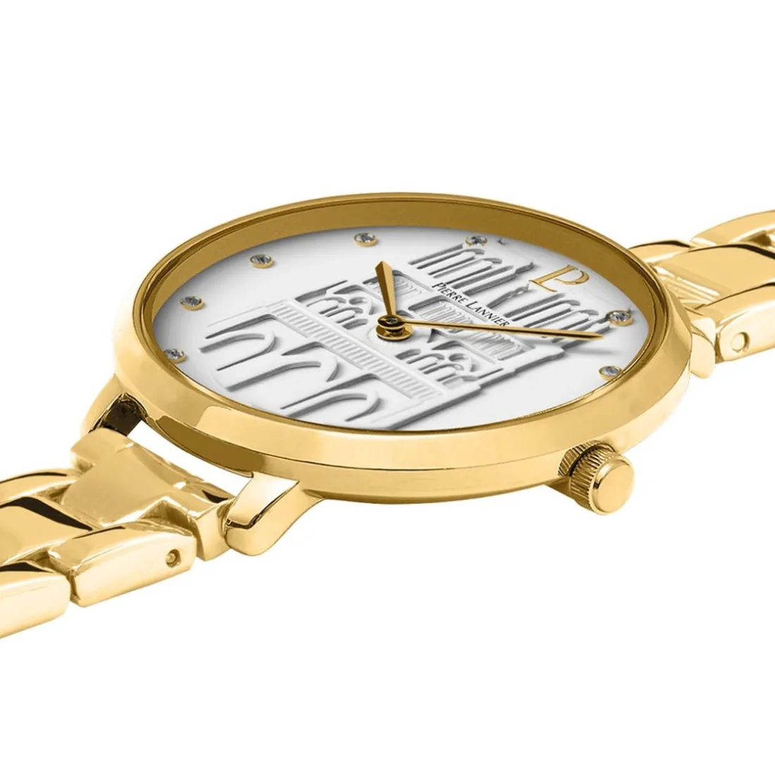 Montre Femme Pierre Lannier Cœur Battant - 097N502 Bracelet Acier Doré