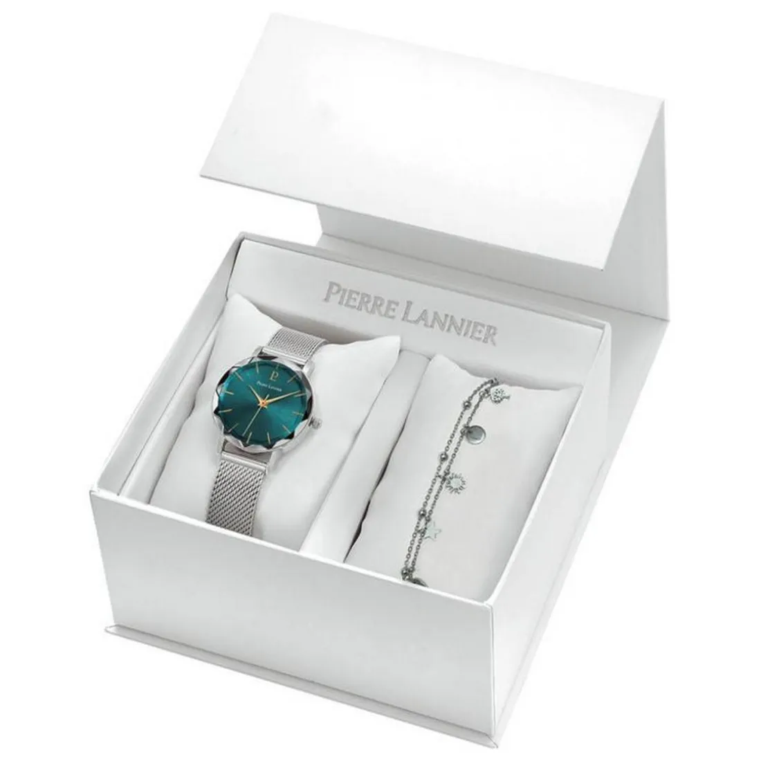 Montre Femme Pierre Lannier Multiples - 179F671 Bracelet Acier Gris