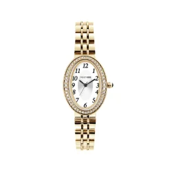 Montre Femme Trendy Kiss Marguerite - TM10175-02 Bracelet Acier Doré
