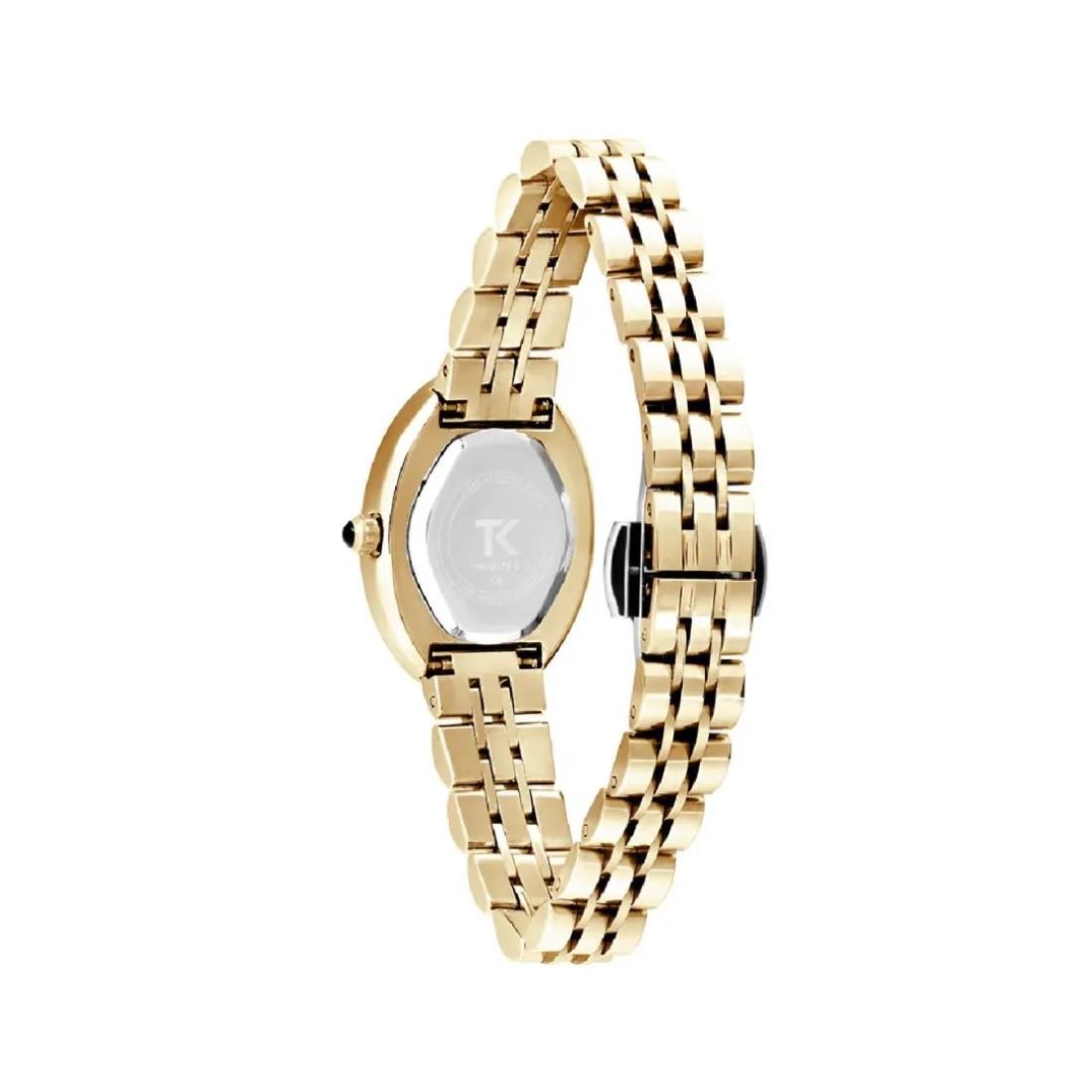 Montre Femme Trendy Kiss Marguerite - TM10175-02 Bracelet Acier Doré