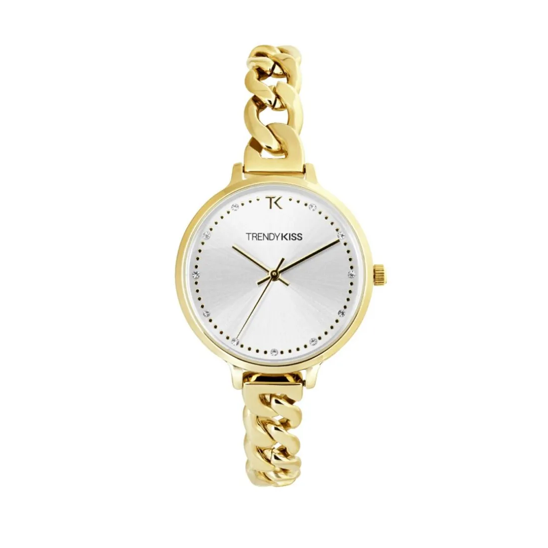 Montre Femme Trendy Kiss Pauline - TM10173-02 Bracelet Acier Doré
