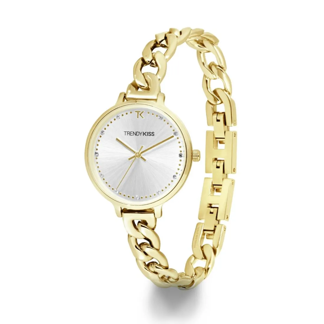 Montre Femme Trendy Kiss Pauline - TM10173-02 Bracelet Acier Doré