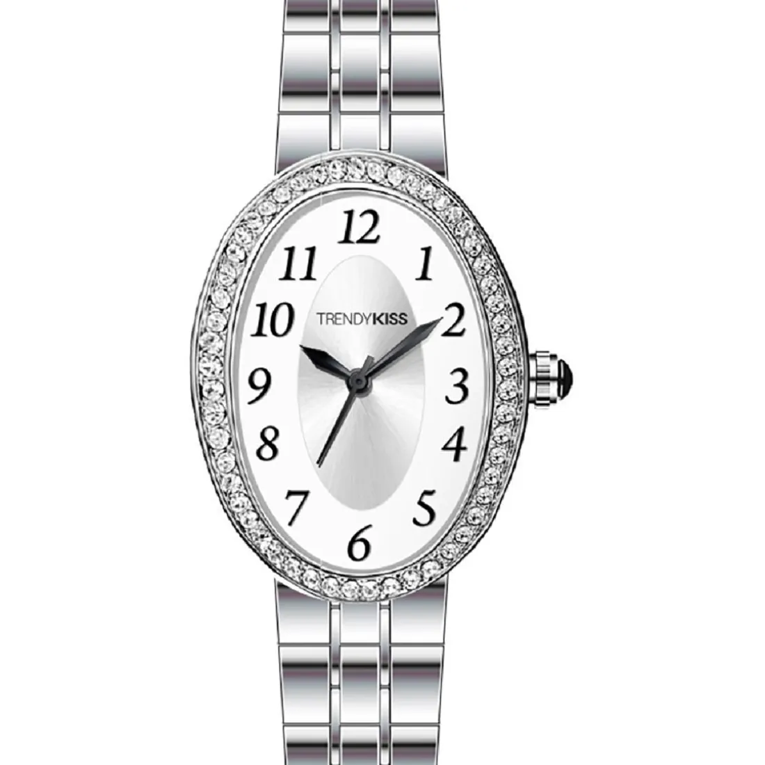 Montre Femme Trendy Kiss Marguerite - TM10175-01 Bracelet Acier Argent