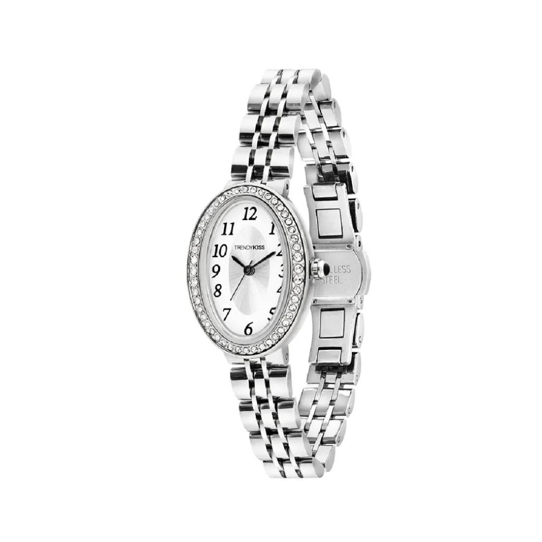 Montre Femme Trendy Kiss Marguerite - TM10175-01 Bracelet Acier Argent