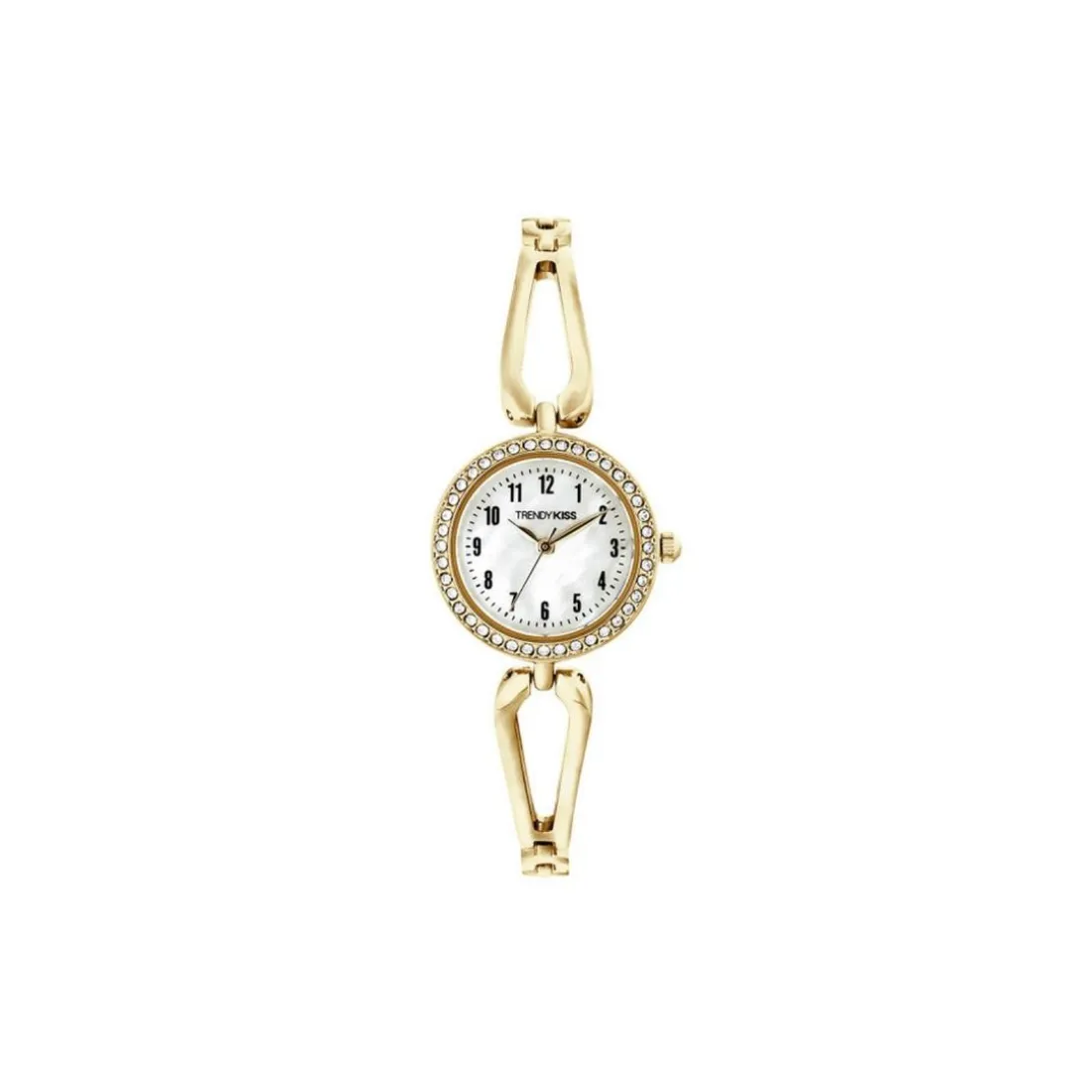 Montre Femme Trendy Kiss Juliette Pierres - TM10178-02 Bracelet Acier Doré