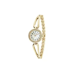 Montre Femme Trendy Kiss Juliette Pierres - TM10178-02 Bracelet Acier Doré