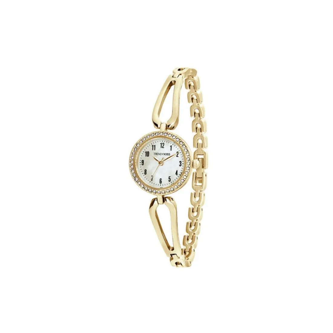 Montre Femme Trendy Kiss Juliette Pierres - TM10178-02 Bracelet Acier Doré