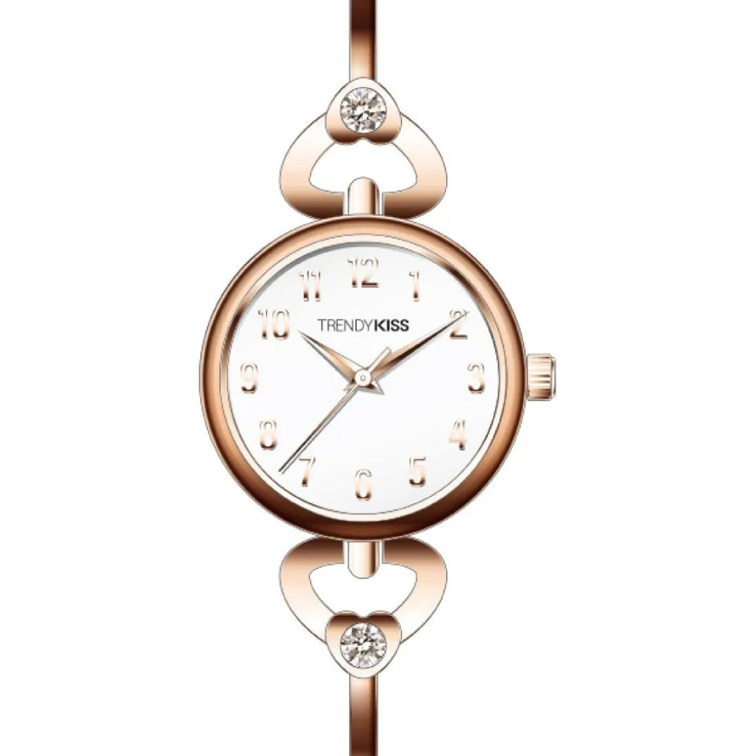 Montre Femme Trendy Kiss Astrid - TM10170-01 Bracelet Acier Doré rose