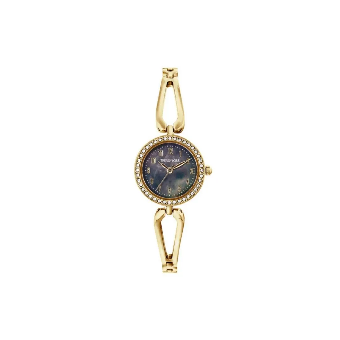 Montre Femme Trendy Kiss Juliette Pierres - TM10178-03 Bracelet Acier Doré