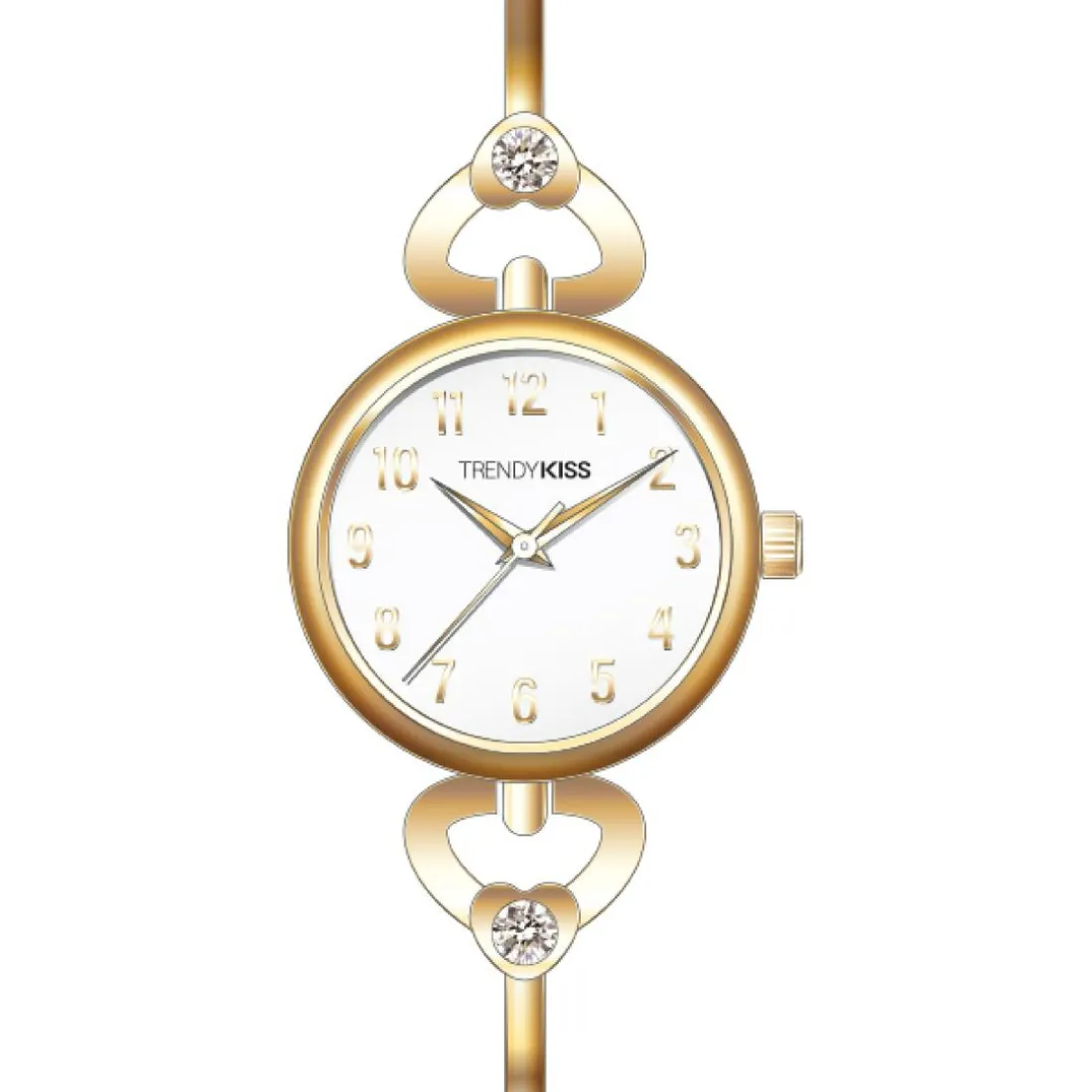 Montre Femme Trendy Kiss Astrid - TM10170-02 Bracelet Acier Doré
