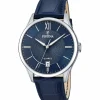 Montre Festina CLASSIQUE F20426-2 - Montre ACIER CADRAN BLEU CUIR BLEU Festina Montres