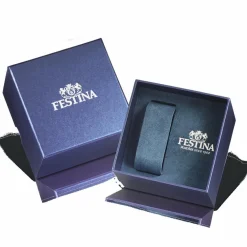 Montre Festina F16760-1 - Montre Marron Argent Cuir Festina Montres
