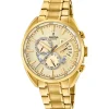 Montre Festina Prestige F20267-1 - Montre Chronographe Acier Or Homme