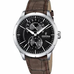 Montre Festina Retro F16573-4 - Montre Bracelet Maron - Festina Montres