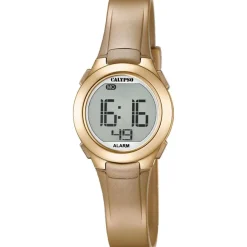 Montre Fille Calypso K5677-3 - Bracelet Résine Doré