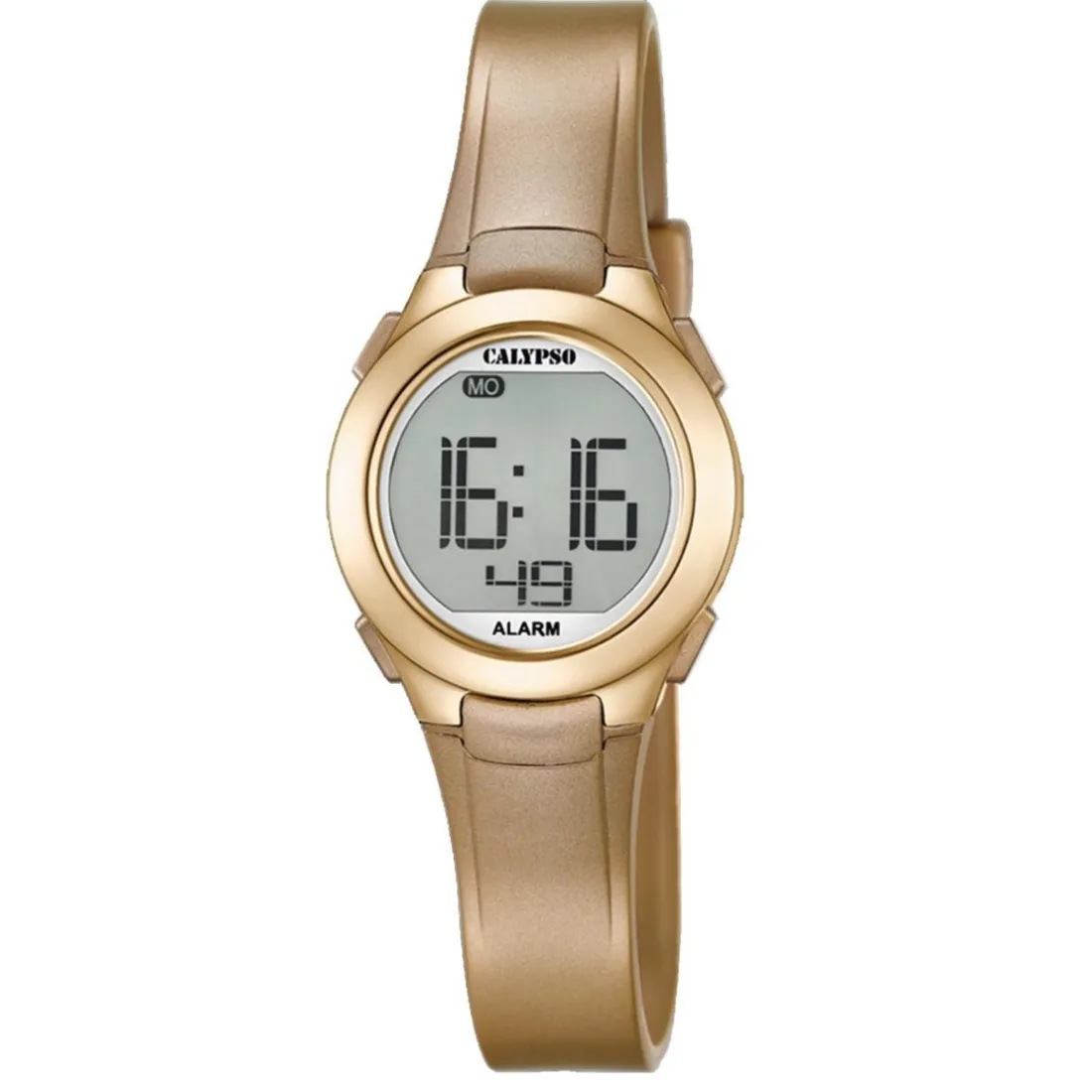 Montre Fille Calypso K5677-3 - Bracelet Résine Doré