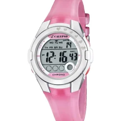 Montre Fille Calypso K5571-2- Bracelet en Résine Rose