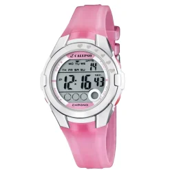 Montre Fille Calypso K5571-2- Bracelet en Résine Rose