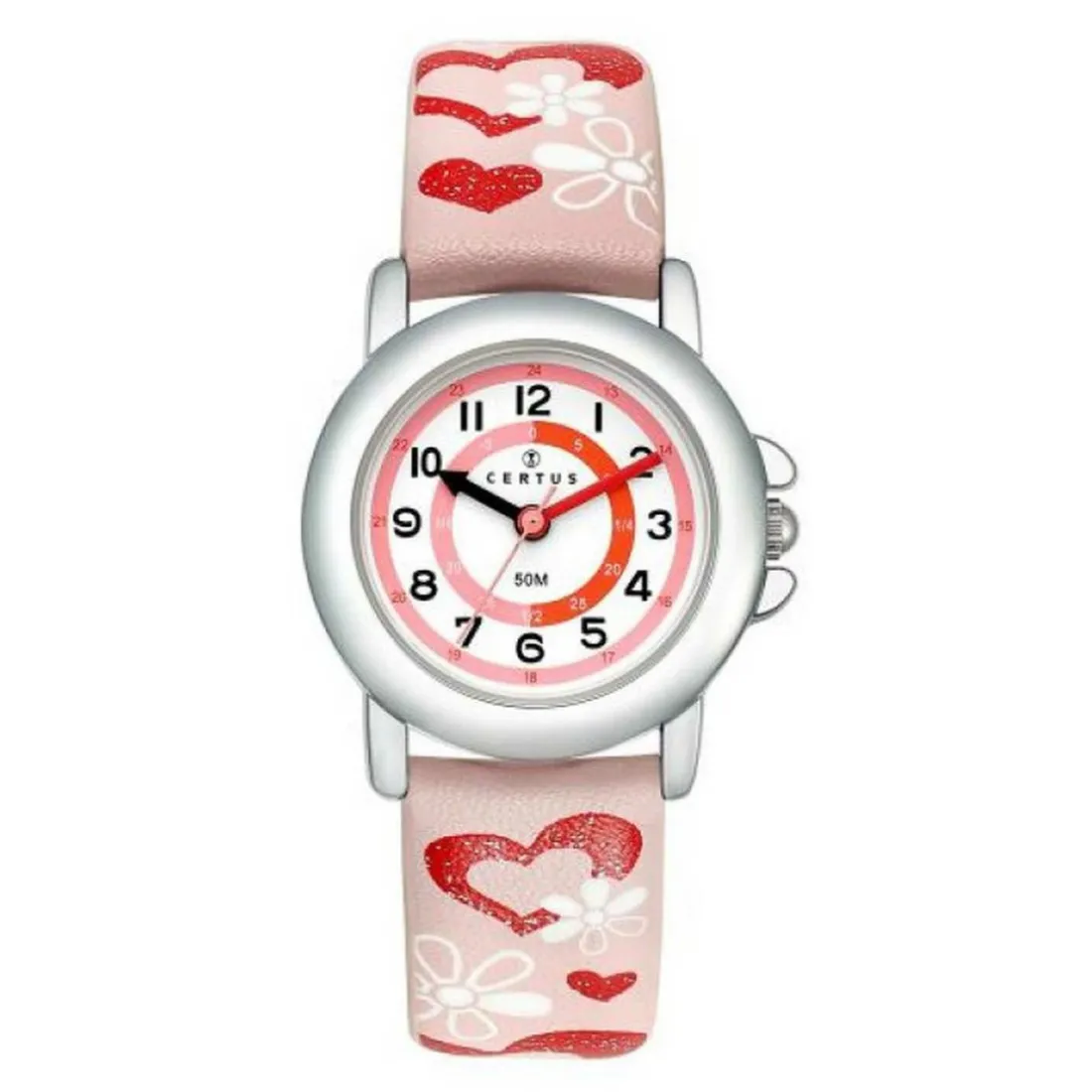 Montre Fille Certus 647454 - Bracelet Cuir Rose