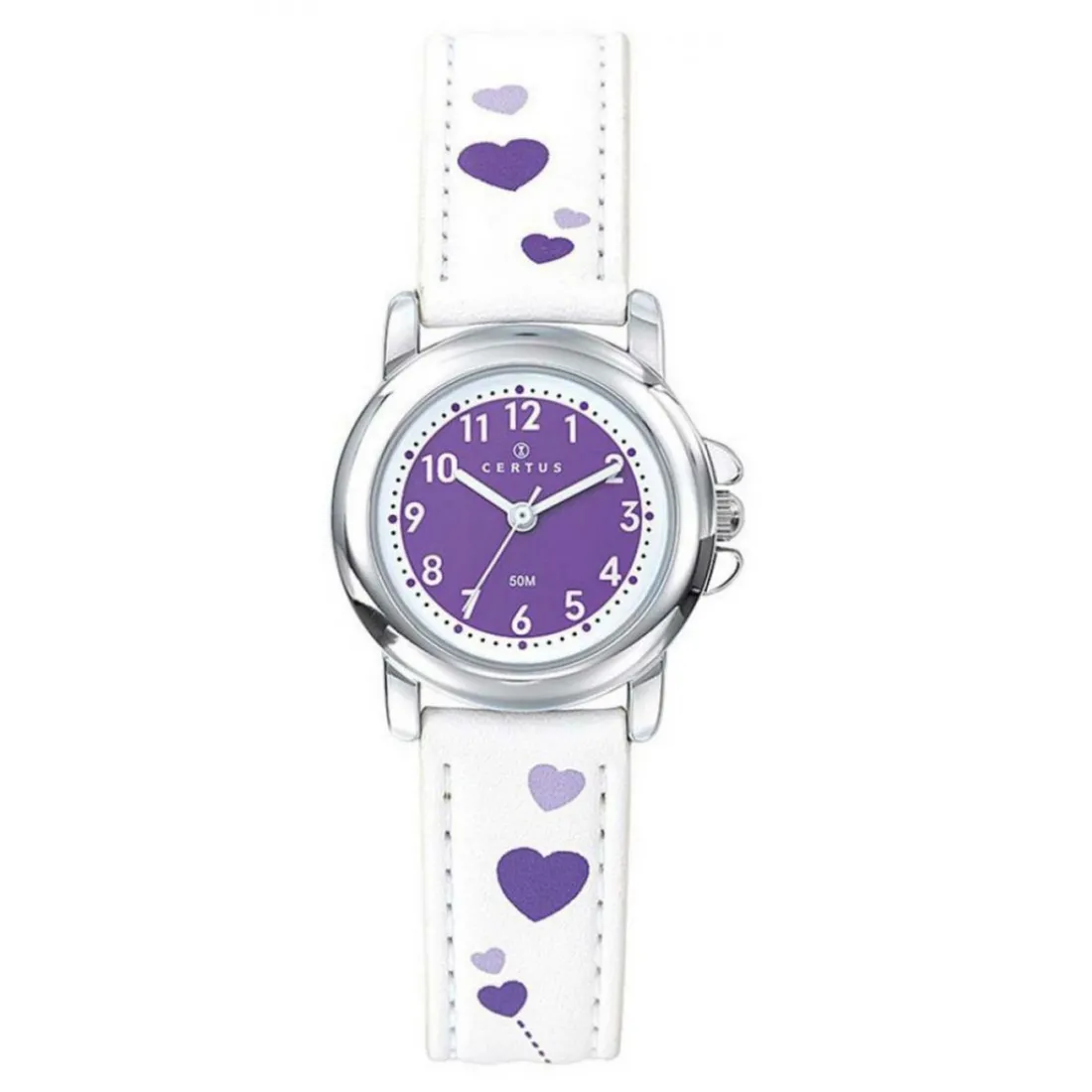 Montre Fille Junior Certus 647643 - Bracelet Silicone Blanc
