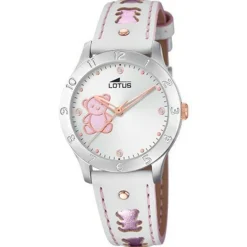 Montre Fille Lotus JUNIOR 18657-B - Bracelet Cuir Blanc