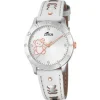 Montre Fille Lotus JUNIOR 18657-A - Bracelet Cuir Blanc
