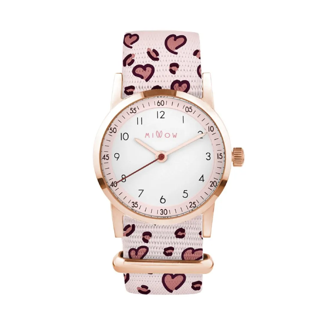 Montre fille Millow Paris Classique - MIL3112 Bracelet Nylon leopard