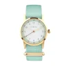 Montre fille Millow Paris Classique - MIL465 Bracelet Nylon Vert menthe