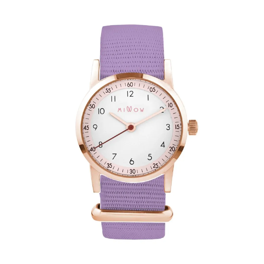 Montre fille Millow Paris Classique - MIL391 Bracelet Nylon Violet