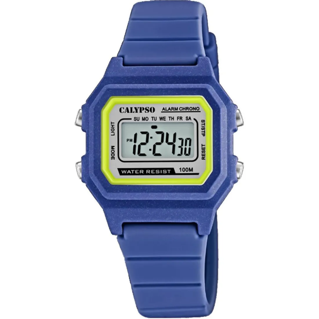 Montre Garçon Bracelet Résine Bleu K5802-5