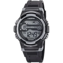Montre Garçon Bracelet Résine Noir K5808-4