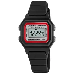 Montre Garçon Bracelet Résine Noir K5802-6