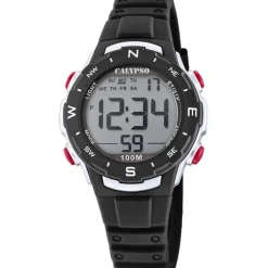 Montre Garçon Bracelet Résine Noir K5801-6