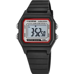 Montre Garçon Bracelet Résine Noir K5805-4