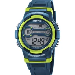 Montre Garçon Bracelet Résine Bleu K5808-3