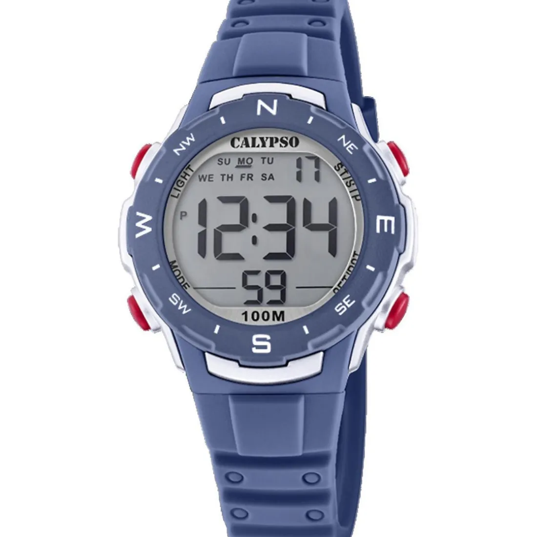 Montre Garçon Bracelet Résine Bleu K5801-5