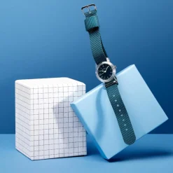 Montre garçon Millow Paris Et'Tic - TRA010 Bracelet Nylon Bleu foncé