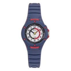 Montre garçon Tekday - 654890 Bracelet Résine Bleu