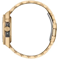 Montre Homme Citizen Series 8 Gmt - 890 Model Nb6069­53H - Bracelet Acier Doré Rose
