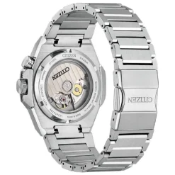 Montre Homme Citizen Series 8 Gmt - 890 Model Nb606058L - Bracelet Acier Argent