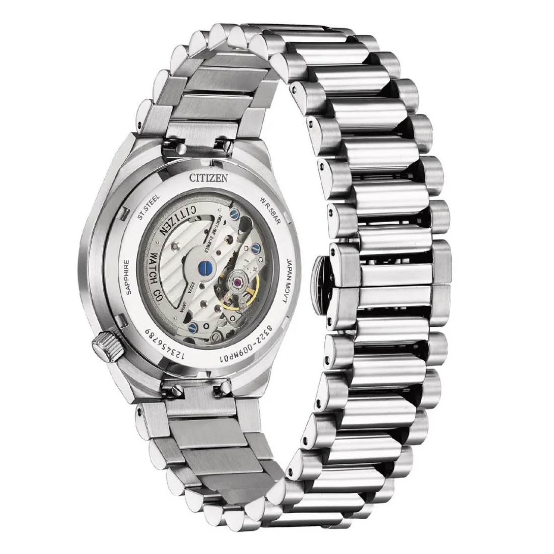 Montre Homme Citizen Tsuyosa Nk501051L - Bracelet Acier Argent