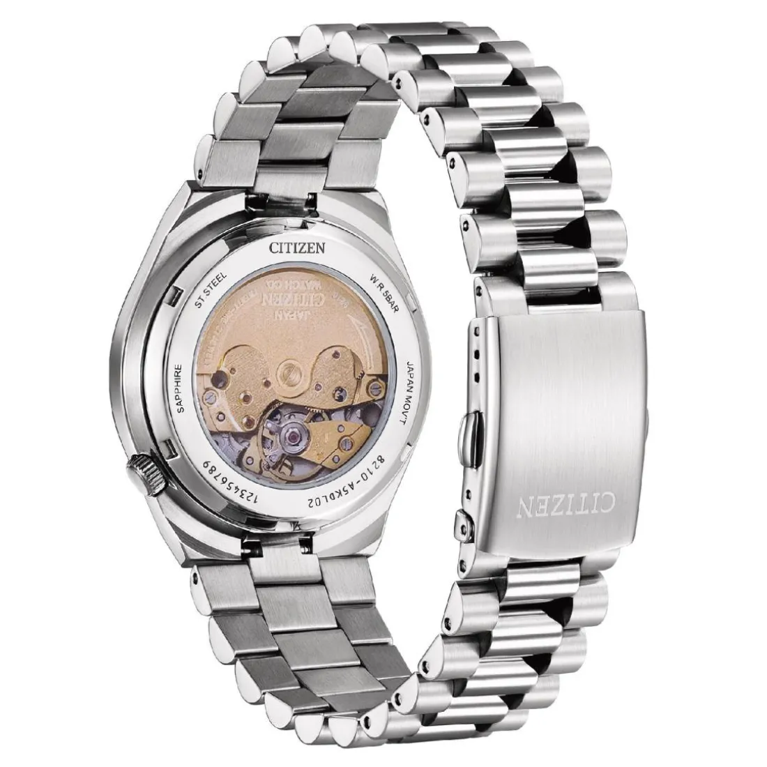 Montre Homme Citizen Tsuyosa Nj015986X - Bracelet Acier Argent