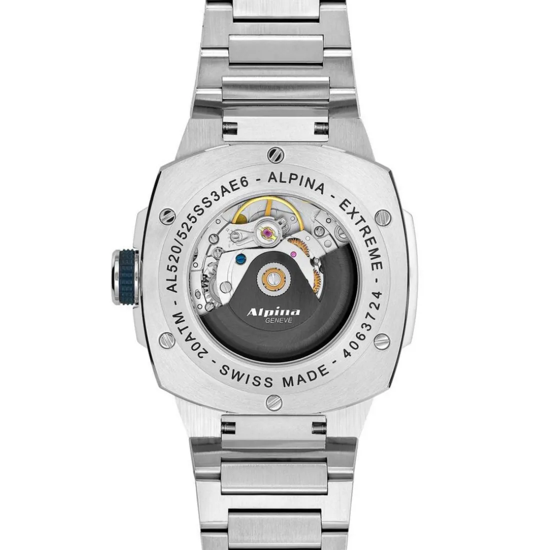 Montre Homme ALPINA Alpiner - AL-525TB3AE6B Bracelet Acier Argent