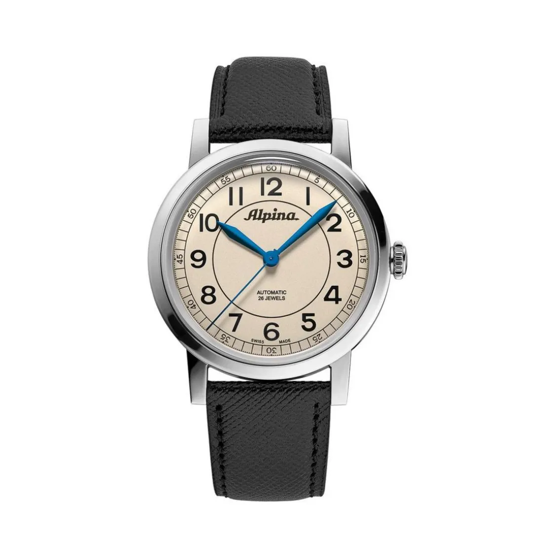 Montre Homme ALPINA Heritage - AL-520BG3SH6 Bracelet Cuir Noir